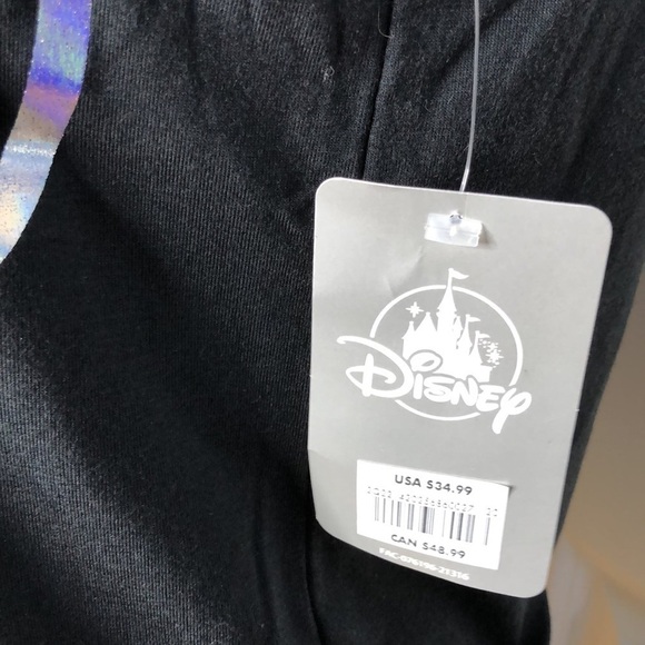 Disney Mickey MCMXXVIII Holographic Print Cropped Tank Youth XL - Picture 2 of 6